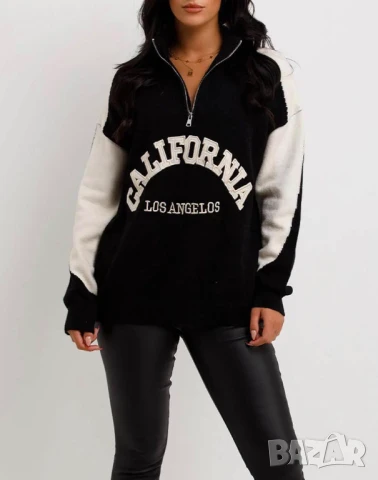 Пуловер с поло яка  , снимка 3 - Блузи с дълъг ръкав и пуловери - 50913409