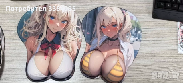 3D Аниме Пад за Мишка Anime Wrist Mouse Pads