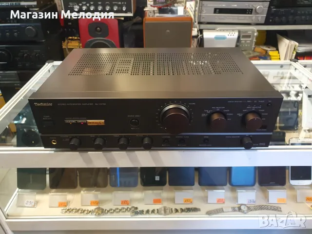 Усилвател Technics SU-VX720 Две по 100 вата на 4 ома. В отлично техническо и визуално състояние., снимка 5 - Ресийвъри, усилватели, смесителни пултове - 49160703