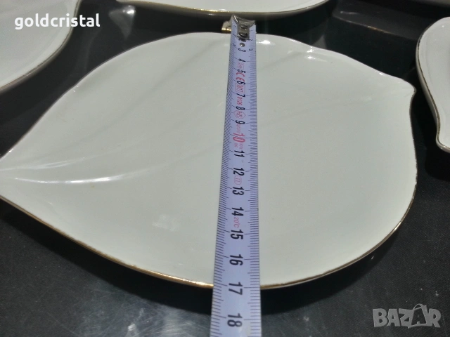 Стар български порцелан чинии , снимка 4 - Антикварни и старинни предмети - 53231008