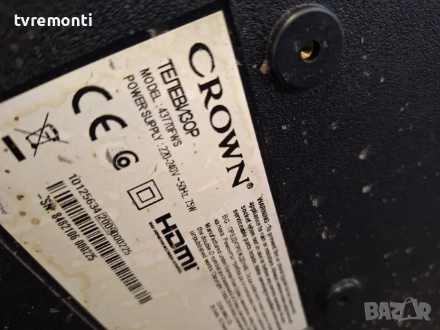 TCon BOARD ,HV430FHB-GOA,47-6021331 , for 43 inc DISPLAY VES430UNDB-2D-N43,for Crown 43770FWS, снимка 6 - Части и Платки - 47168364