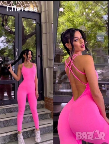 Стягащ и оформящ гащеризон с ефектен гръб , снимка 3 - Гащеризони - 53216014