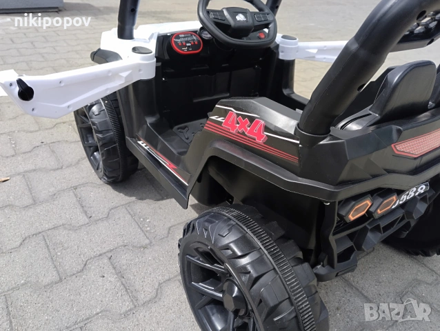 TEXAS акумулаторен джип FAST UTV бял, снимка 10 - Детски велосипеди, триколки и коли - 53569306