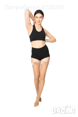 КОМПРЕСИОННИ ЧОРАПИ 7/8 СЪС СИЛИКОН