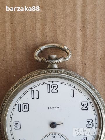 Стар джобен часовник Elgin ЗА ЧАСТИ, снимка 7 - Джобни - 45430525