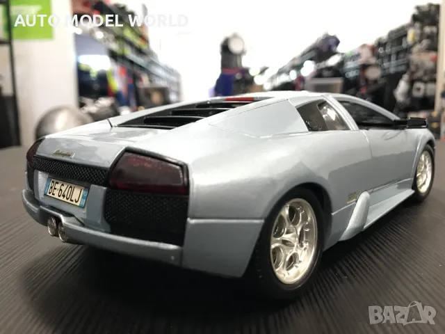 BBURAGO метална колекционерска количка LAMBORGHINI MURCIELAGO 1:18, снимка 3 - Колекции - 46969501