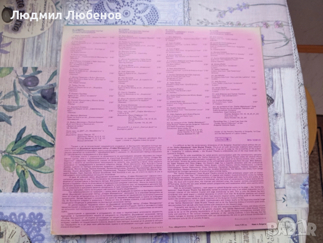 Двойна грамофонна плоча 40години Държавен музикален театър Стефан Македонски ВРА 12261/2, снимка 2 - Грамофонни плочи - 52857529