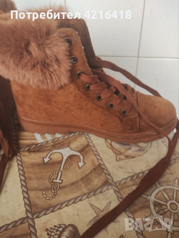 Чисто нови дамски боти, снимка 4 - Дамски боти - 53538377