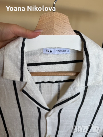 Мъжка риза ZARA - Размер М, снимка 2 - Ризи - 51770754