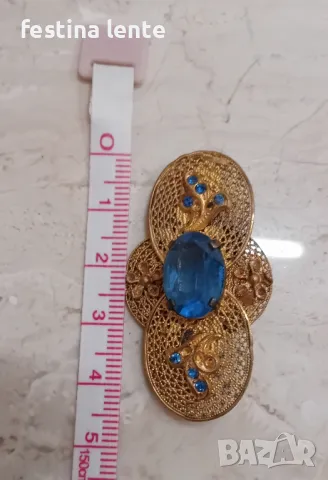 Старинна брошка, снимка 3 - Други - 50097114