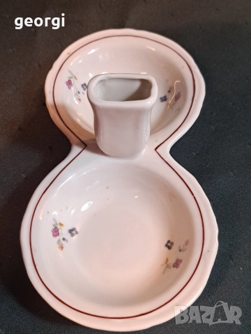 българска порцеланова солница 28/2, снимка 3 - Сервизи - 51842430