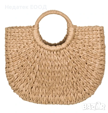 Дамска сламена чанта, 40x6x32см., снимка 2 - Чанти - 50734779