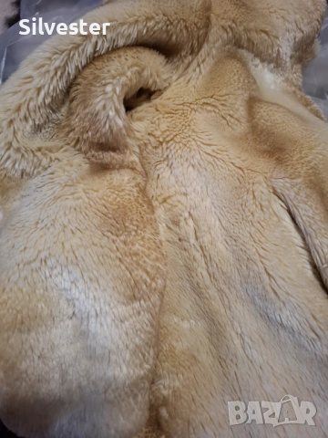 Дамски кожух от естествена кожа с качулка, размер М, снимка 12 - Палта, манта - 53032329