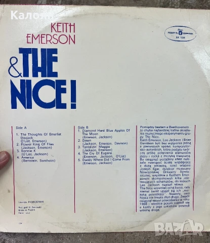 Грамофонна плоча - Keith Emerson & the Nice!, снимка 3 - Грамофонни плочи - 51363554