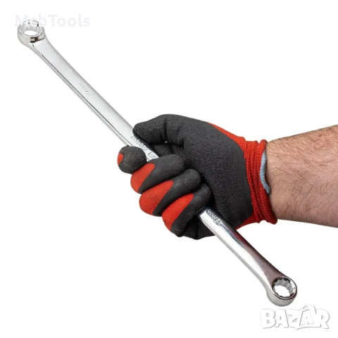 Комплект дълги прави звездогаечни ключове 8 – 21 мм 6 части JCB, снимка 4 - Ключове - 51970302