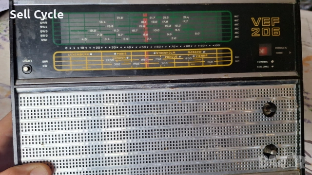 ✅РАДИО/ТРАНЗИСТОР ВЕФ/VEF 206❗, снимка 6 - Радиокасетофони, транзистори - 53254031