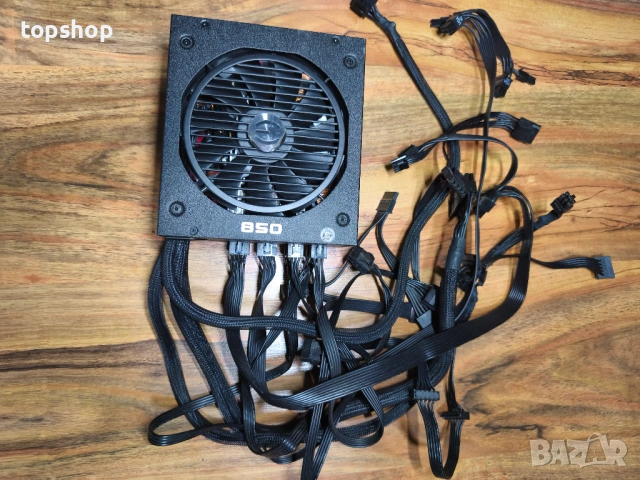 Захранване EVGA 850 BQ 850W Bronze Полумодулно , снимка 4 - Захранвания и кутии - 54093840