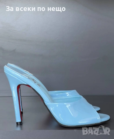 Christian Louboutin Дамски Чехли На Ток Кристиян Лоботин - Различни Цветове Код E1344, снимка 12 - Чехли - 53969857