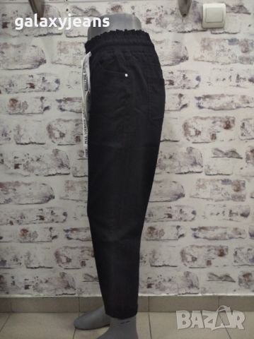 Moon girl- летен панталон тип балон, с ластик, по- къс, памук и еластан, снимка 2 - Панталони - 45524574