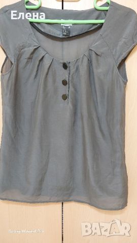 дамска блуза H&М. размер М. 30% е коприна., снимка 2 - Корсети, бюстиета, топове - 46398564