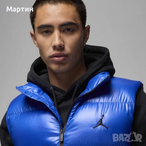 Мъжки елек Jordan Flight / гъши пух / - размери  XS / M / XL, снимка 4 - Спортни дрехи, екипи - 54076423