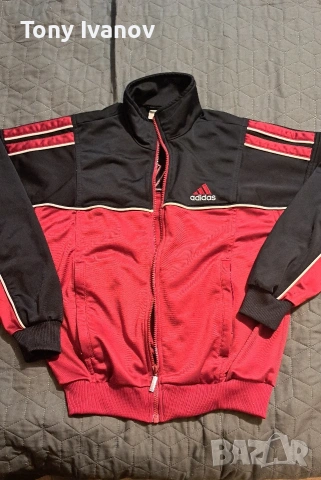 ADIDAS червено-черно горнище 14 годишно