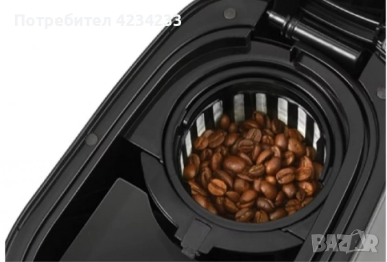 Компактна електрическа машина за приготвяне на кафе с устройството за смилане, снимка 3 - Кафемашини - 53718195