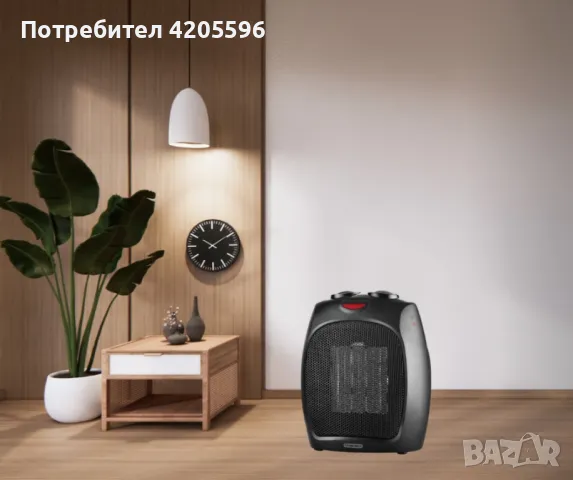 Керамична вентилаторна печка , 1500W – Компактно и ефективно отопление за вашия дом, снимка 2 - Отоплителни печки - 47140002