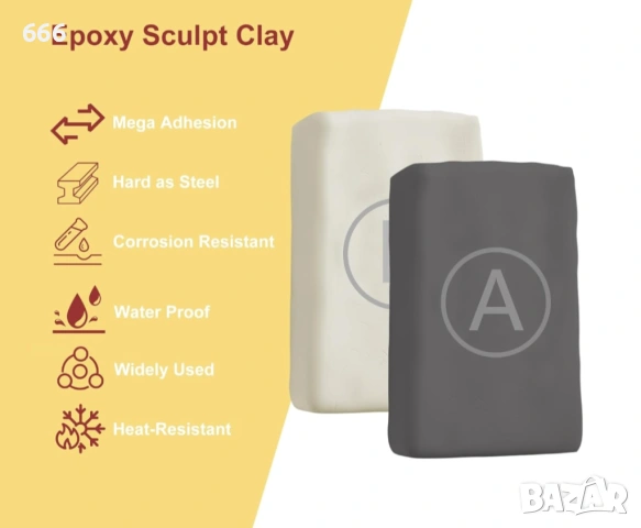 Двукомпонентна епоксидна шпакловка, снимка 6 - Други стоки за дома - 53863211