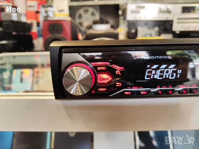 Авто радио Pioneer MVH-280DAB Радио, usb и aux. 4 x 50 вата. В отлично техническо и визуално състоян, снимка 3 - Аксесоари и консумативи - 52005663
