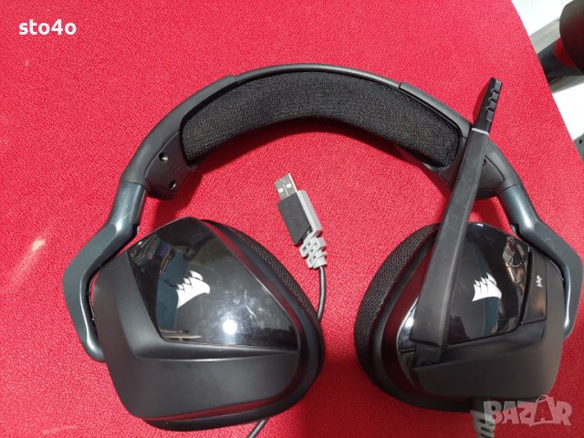 Гейминг слушалки Corsair - VOID RGB ELITE USB, черни, снимка 3 - Слушалки за компютър - 45026676
