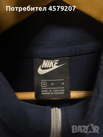 Блуза с цип NIKE, снимка 3 - Спортни дрехи, екипи - 52542595