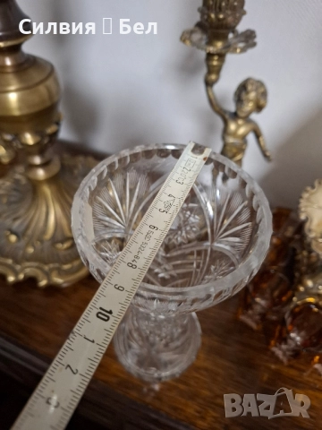Кристална ваза , снимка 7 - Вази - 51887373