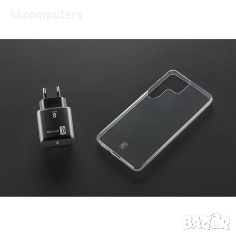 Cellularline Пакет за Samsung Galaxy S22 Ultra - Калъф + Зарядно 220V UBS-C 25W, снимка 2 - Калъфи, кейсове - 52202211