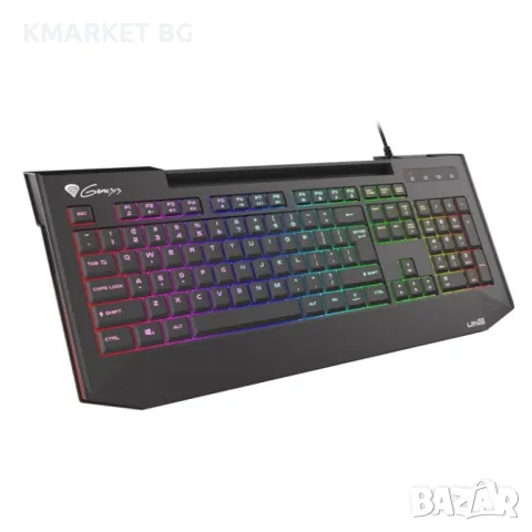 Genesis Gaming Keyboard Lith 400 RGB US Layout Геймърска Клавиатура, снимка 1 - Клавиатури и мишки - 49361311