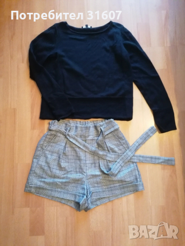Сет - блузка и къси панталонки