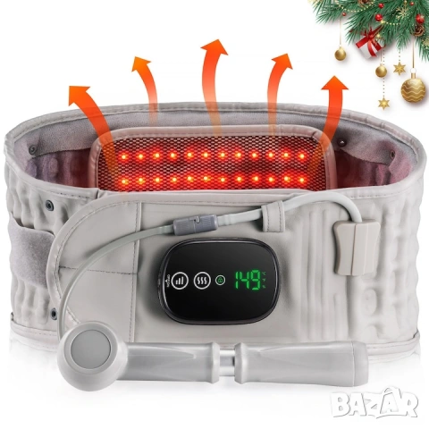 Ортопедичен лумбален колан с масаж и нагряване. корсет за болки в кръста и дискова херния, снимка 5 - Масажори - 53709606