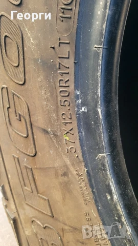 4 броя гуми 37X12.5R17 BFGOODRICH MUD TERRAIN T/A KM3 116Q, снимка 3 - Гуми и джанти - 50556576