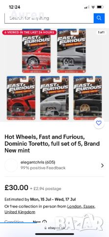 Hot Wheels, Fast and Furious, Dominic Toretto, , снимка 7 - Колекции - 46644176