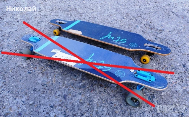 Лонгборд STUF RASTA , снимка 2 - Скейтборд, ховърборд, уейвборд - 50552973