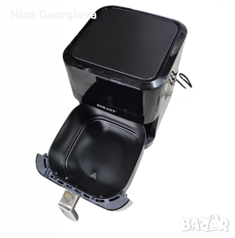 Фритюрник с горещ въздух Sokany SK-ZG-8043, 8л., 2000W, снимка 9 - Фритюрници - 53965319