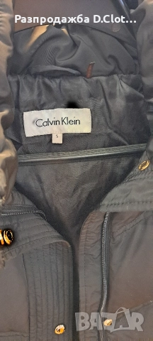 Calvin Klein дамско яке с гъши и естествен косъм на качулката , снимка 9 - Якета - 52650191