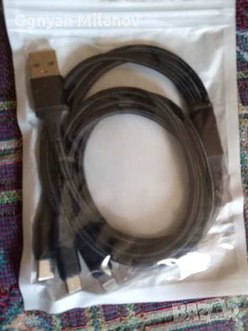  3 в 1 USB кабел за бързо зареждане Type-C Micro IOS, снимка 2 - Кабели и адаптери - 54122308