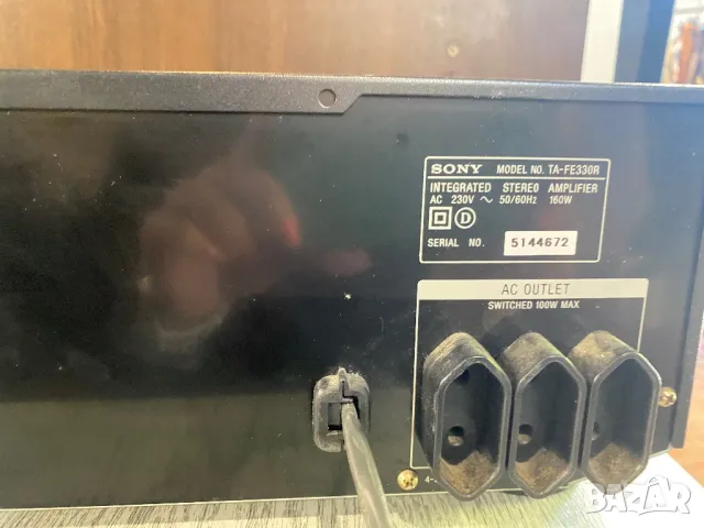 Усилвател Sony ta-fe 330r, снимка 3 - Ресийвъри, усилватели, смесителни пултове - 50359396