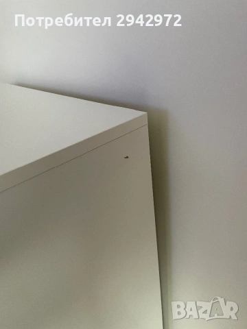 Бял скрин с четири чекмеджета, снимка 3 - Скринове - 53514414