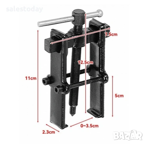 Метална скоба за лагери и рамена на чистачки 40 - 80мм, снимка 2 - Аксесоари и консумативи - 38432434