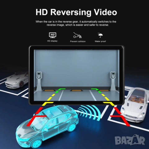 Монитор, Навигация, портативна мултимедия за кола, за автомобил с Carplay, Android Auto, 8" екран, снимка 10 - Аксесоари и консумативи - 53780799