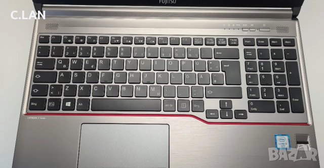 Fujitsu Lifebook E756 i5 6300U/8GB/256SSD/FHD/Подсветка, снимка 9 - Лаптопи за работа - 52730939