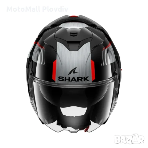 Каска Shark Oxo Sikter Black Chrome Silver, снимка 6 - Аксесоари и консумативи - 50582405