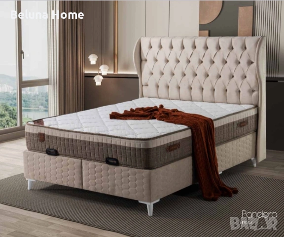 Тапицирано легло, снимка 5 - Спални и легла - 53614664